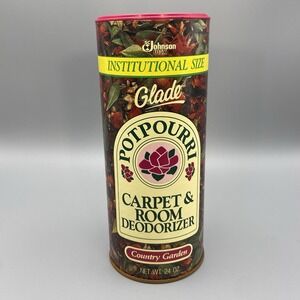Glade Potpourri Carpet Room Deodorizer Country Garden Discontinued 24oz 50% Full